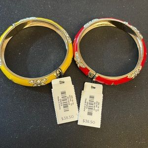 Talbots Red and Yellow Bracelets